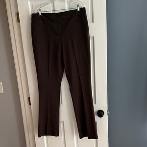New York & Company Dark Brown Flare Pants